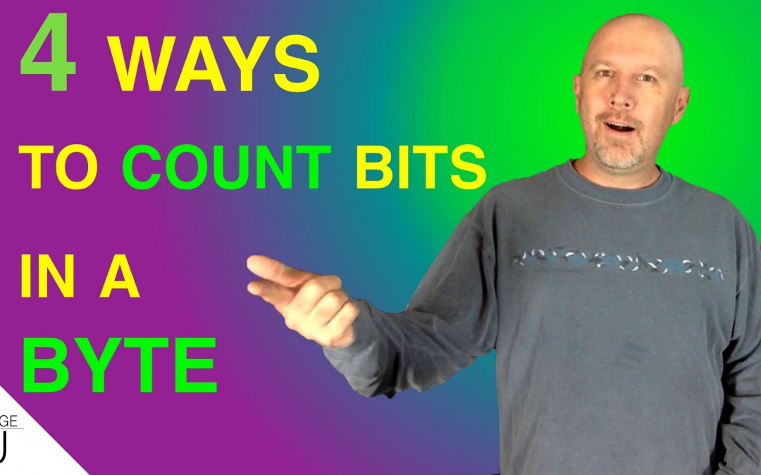 4 ways to count bits in a byte