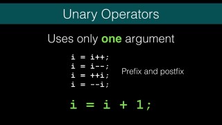 java unary operators example - Free Java Course Online - java operators tutorial video