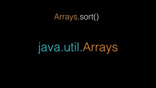 Arrays utility class - Java namespaces - Free Java Course Online