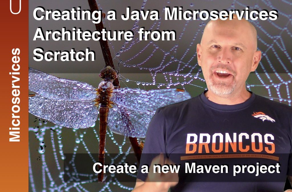 Create a new Maven project for our Java microservice – CM001